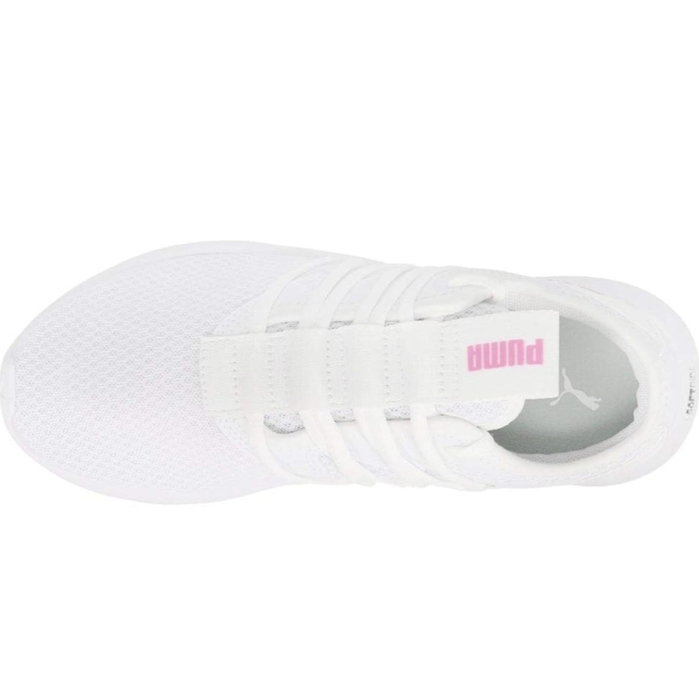 🎁PUMA Soft Ride Star Running Shoes Mesh White/ Pink Sz. 8.5 - Picture 3 of 10